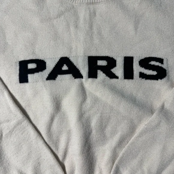 Sincerely Jules “Paris” Cropped Sweater – Oversized Fit – Size Medium Mock Neck - Picture 2 of 9